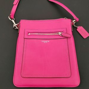 Coach Bags - Hot Pink Coach Crossbody Handbag Coach Bags - Hot Pink Coach Crossbody Handbag